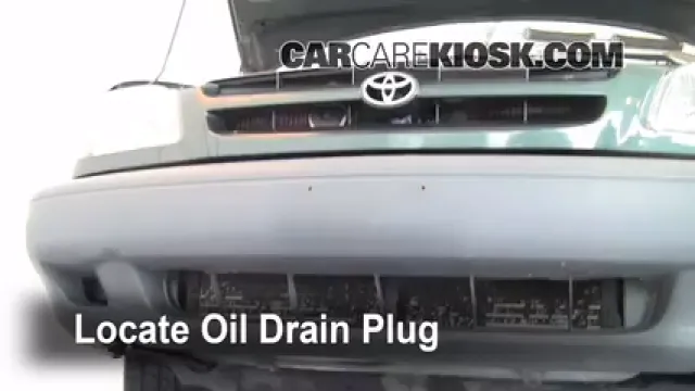 1999 Toyota Sienna LE 3.0L V6 Oil Change Oil and Oil Filter